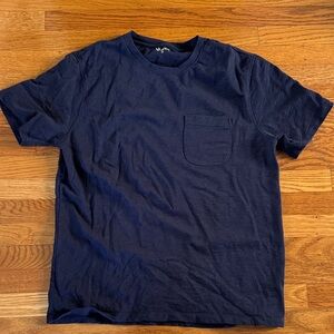 Like New - Quince Dark Blue Pima Luxe Cotton Men's Short Sleeve Tee in M